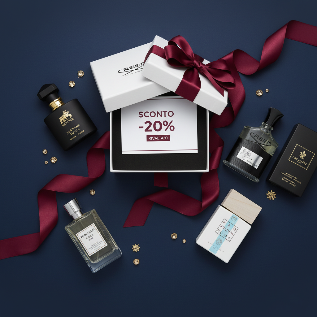 Grafica Promo RIVALTA20 con Profumi